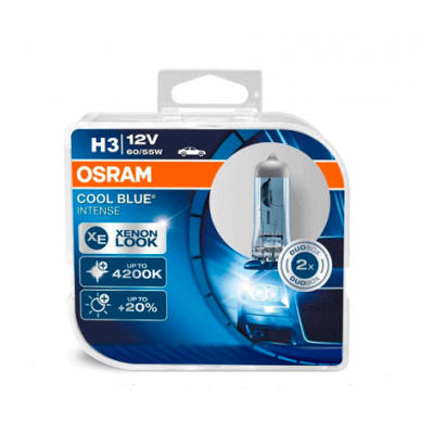 Галогеновые лампы Osram Cool Blue Intense H3 